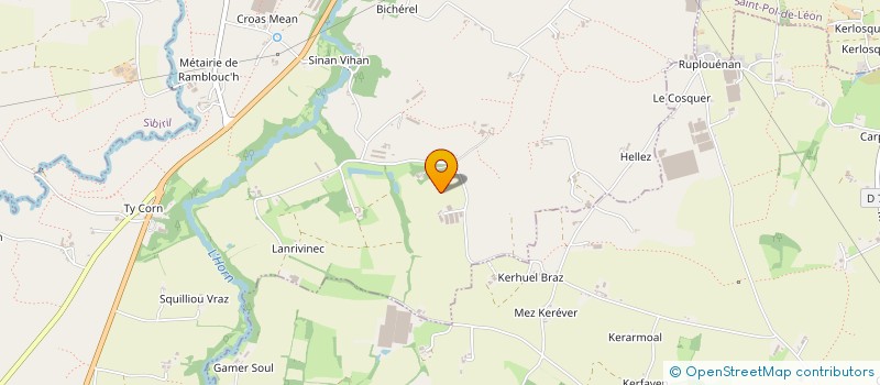 localisation de l'entreprise JOALRO  PLOUGOULM