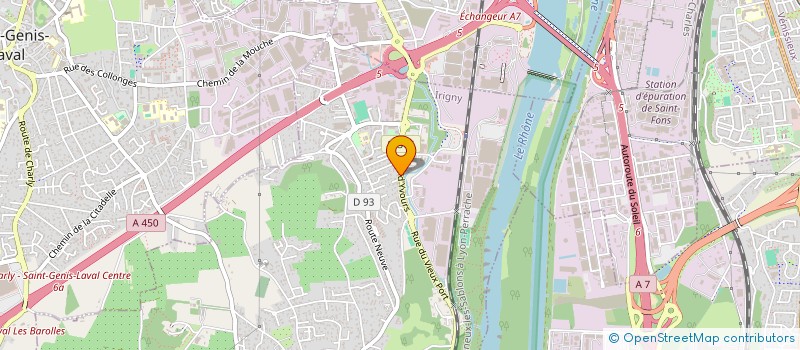 localisation de l'entreprise JOAME  IRIGNY