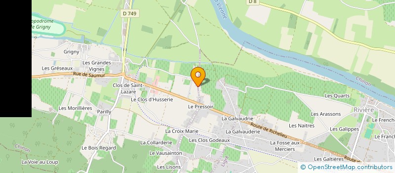 localisation de l'entreprise JOAN  CHINON