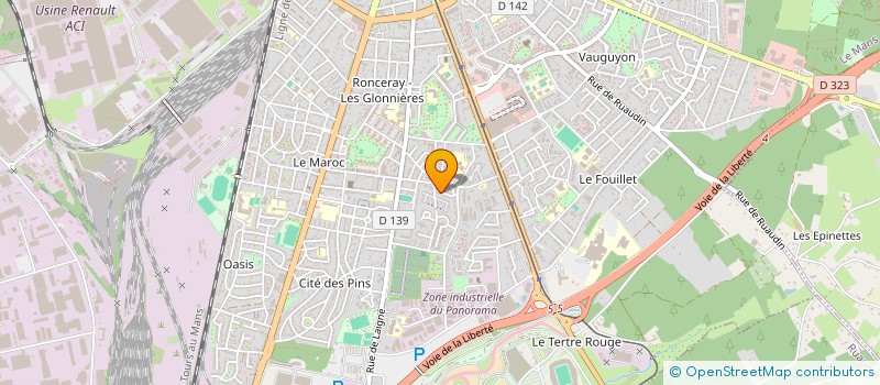 localisation de l'entreprise JOAN  LE MANS