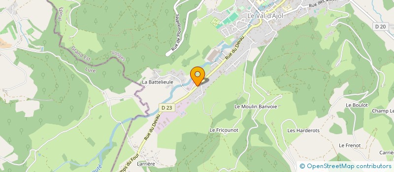 localisation de l'entreprise JOAN&CO  LE VAL-D'AJOL