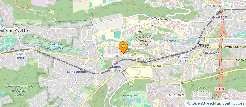 localisation de l'entreprise JOAN ESPACE COIFFURE  BURES-SUR-YVETTE