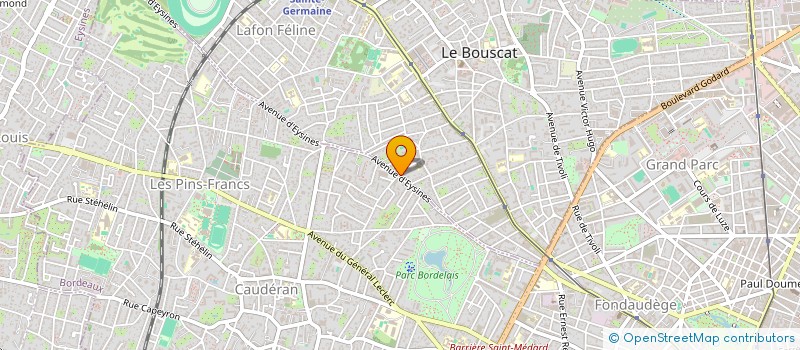 localisation de l'entreprise JOAN MIRO  LE BOUSCAT