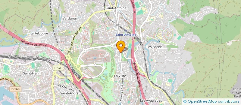 localisation de l'entreprise JOANA à MARSEILLE