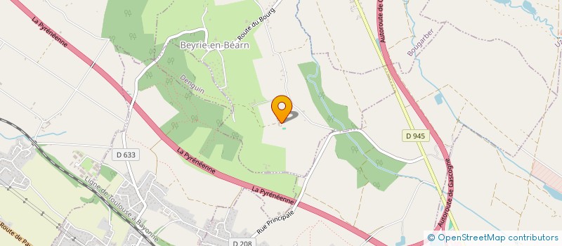 localisation de l'entreprise JOANBON  BEYRIE-EN-BEARN