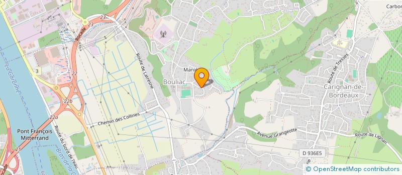 localisation de l'entreprise JOANE  BOULIAC