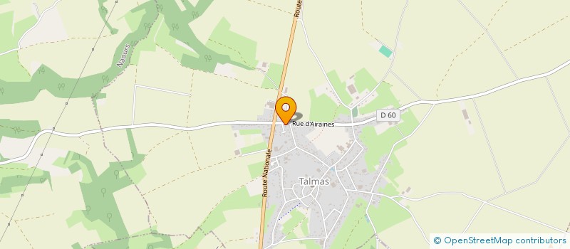 localisation de l'entreprise JOANE LE BIEN ETRE AU QUOTIDIEN  TALMAS