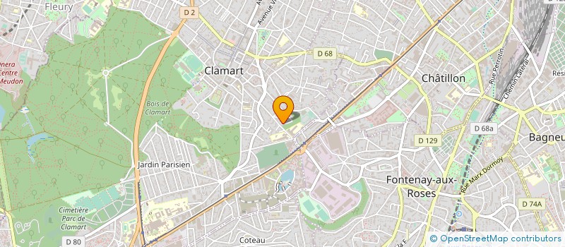 localisation de l'entreprise JOANIE  CLAMART