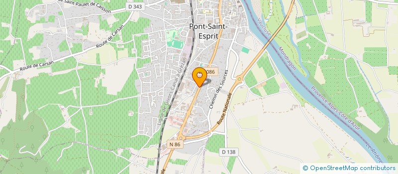 localisation de l'entreprise JOANKE 2 à PONT-SAINT-ESPRIT