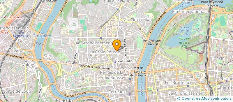 localisation de l'entreprise JOANNA HUGO à LYON