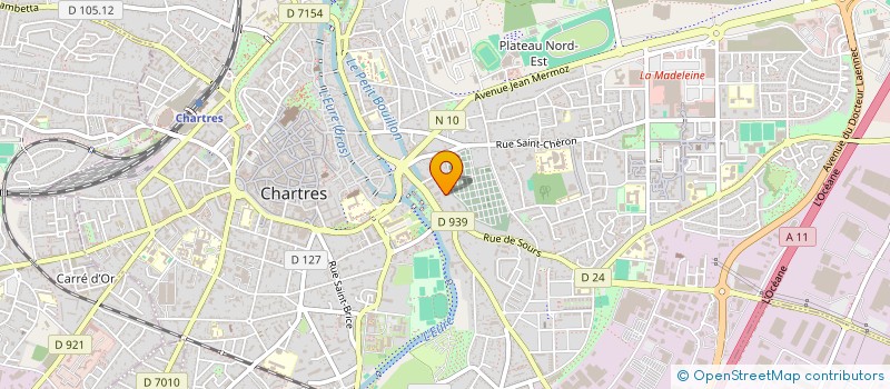 localisation de l'entreprise JOANNES à CHARTRES