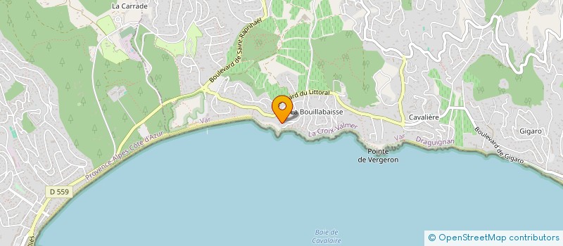 localisation de l'entreprise JOANNES  LA CROIX-VALMER