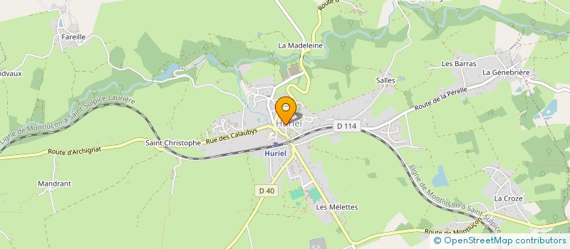 localisation de l'entreprise JOANNESSE  HURIEL