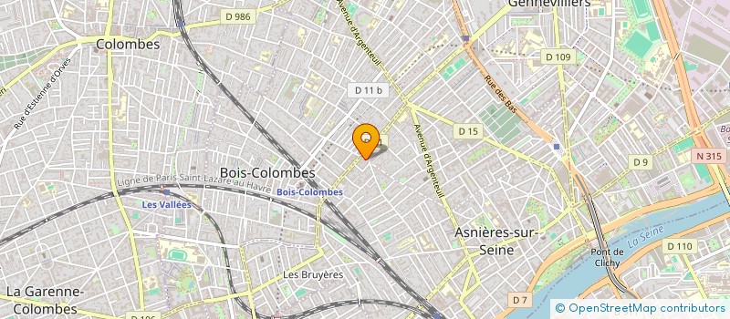 localisation de l'entreprise JOANNIC SECRETIN à ASNIERES-SUR-SEINE