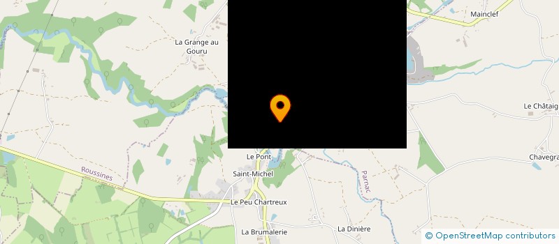 localisation de l'entreprise JOANNIS à SAINT-BENOIT-DU-SAULT