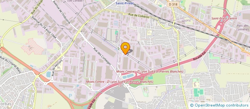 localisation de l'entreprise JOANNY  MIONS