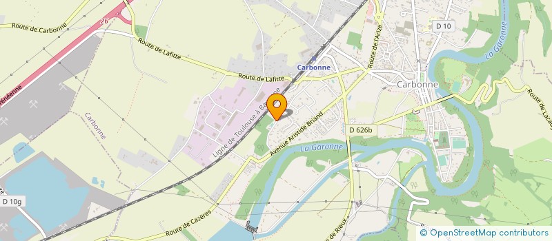 localisation de l'entreprise JOANNY DE CARA à LEZAT-SUR-LEZE