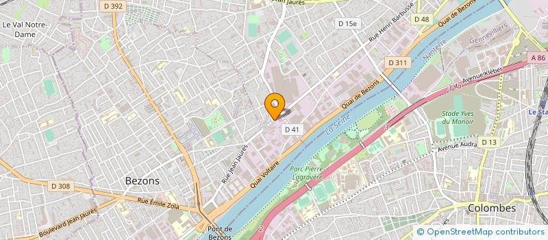 localisation de l'entreprise JOAO CREATIONS SARL à ARGENTEUIL