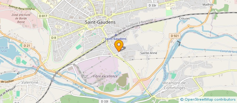 localisation de l'entreprise JOAPTECH à SAINT-GAUDENS