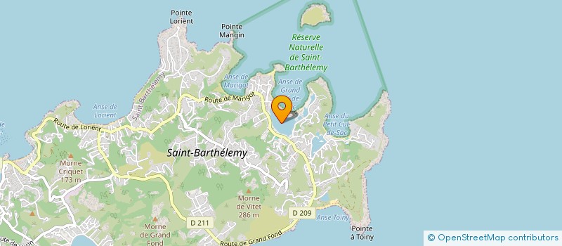 localisation de l'entreprise JOAQUIM MP CARDOSO à SAINT BARTHELEMY