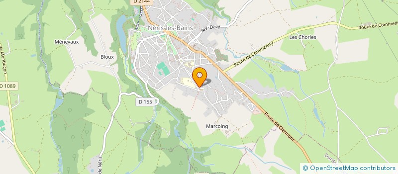 localisation de l'entreprise JOAVIC  NERIS-LES-BAINS