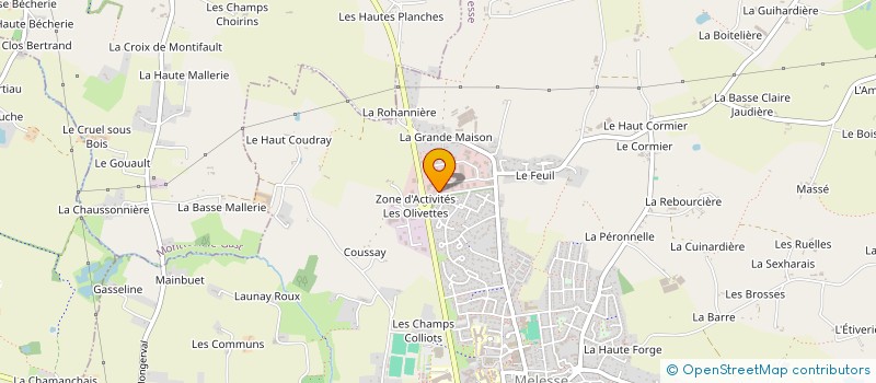 localisation de l'entreprise JOAX  MELESSE