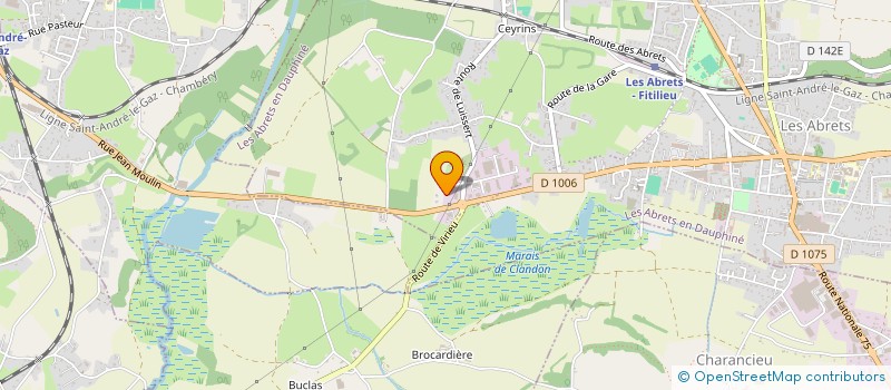 localisation de l'entreprise JOAX  LES ABRETS EN DAUPHINE