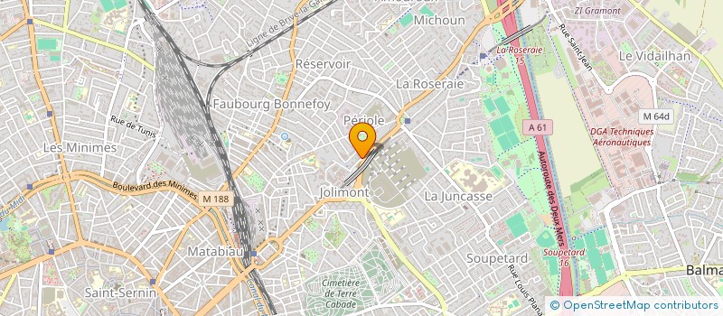 localisation de l'entreprise JOB 31 à TOULOUSE