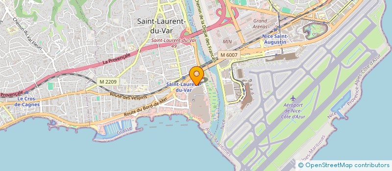 localisation de l'entreprise JOB à SAINT LAURENT DU VAR