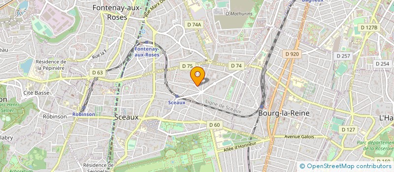 localisation de l'entreprise JOB-CLASS à SCEAUX