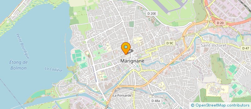 localisation de l'entreprise JOB EXPERT à MARIGNANE