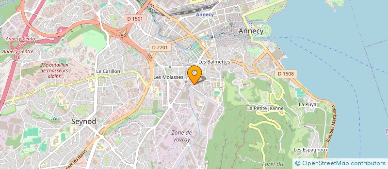 localisation de l'entreprise JOB FLEX à ANNECY