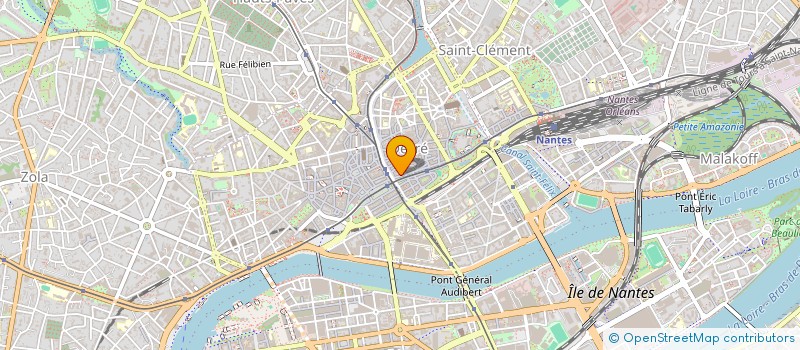 localisation de l'entreprise JOB INVEST à NANTES