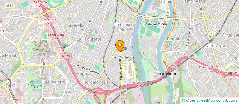localisation de l'entreprise JOB MEDICAL CENTRE EST à TOULOUSE