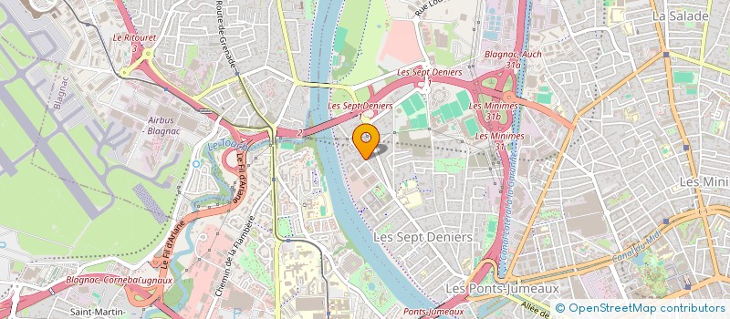 localisation de l'entreprise JOB PARILUX à TOULOUSE