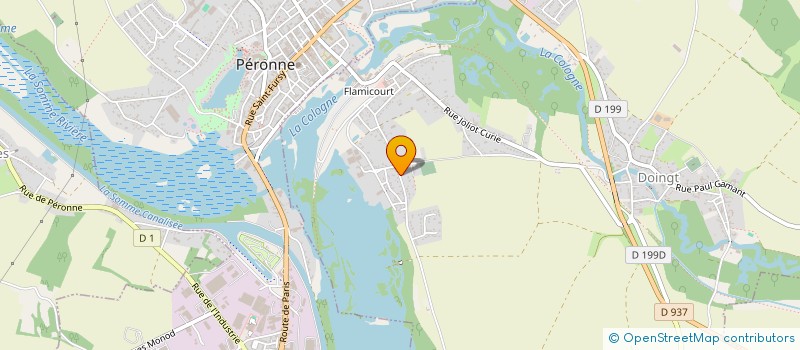 localisation de l'entreprise JOB PLUS à PERONNE