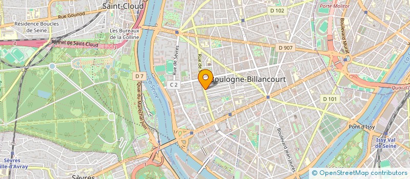 localisation de l'entreprise JOB TONIGHT à BOULOGNE-BILLANCOURT