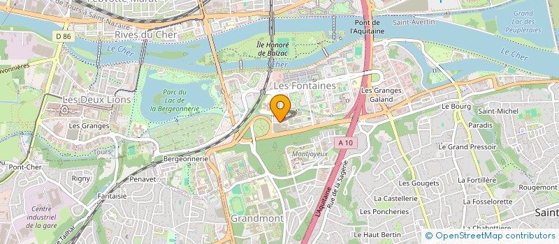 localisation de l'entreprise JOB TOURS à TOURS