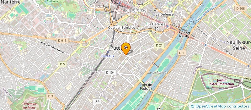localisation de l'entreprise JOB UNIVERSE à PUTEAUX
