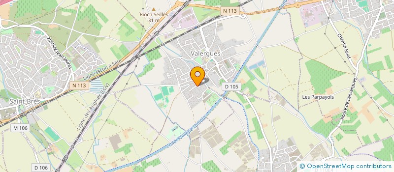 localisation de l'entreprise JOBAC  VALERGUES