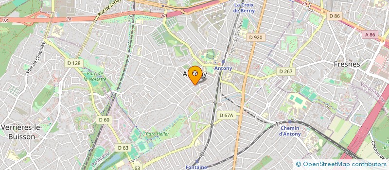 localisation de l'entreprise JOBALLIANCE à ANTONY