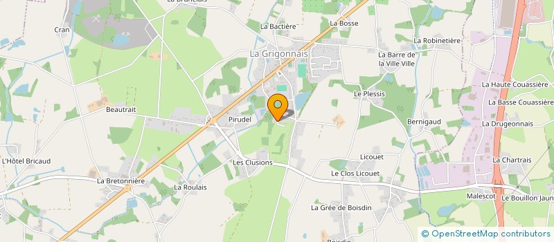 localisation de l'entreprise JOBAO  LA GRIGONNAIS