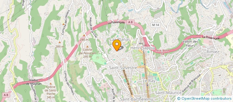 localisation de l'entreprise JOBARA à NICE