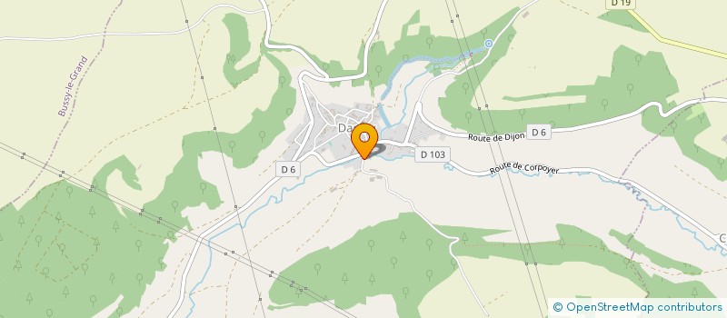 localisation de l'entreprise JOBARD à DARCEY