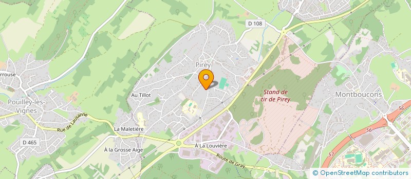 localisation de l'entreprise JOBARD  PIREY