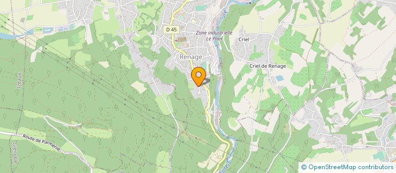 localisation de l'entreprise JOBAT à RENAGE