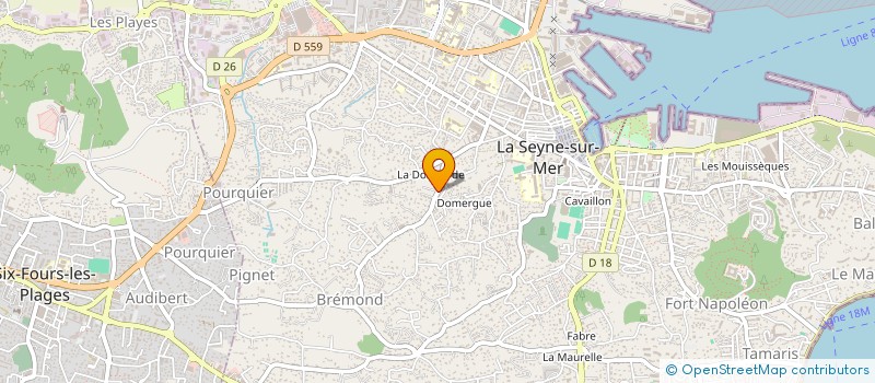 localisation de l'entreprise JOBAT CREATION à LA SEYNE-SUR-MER