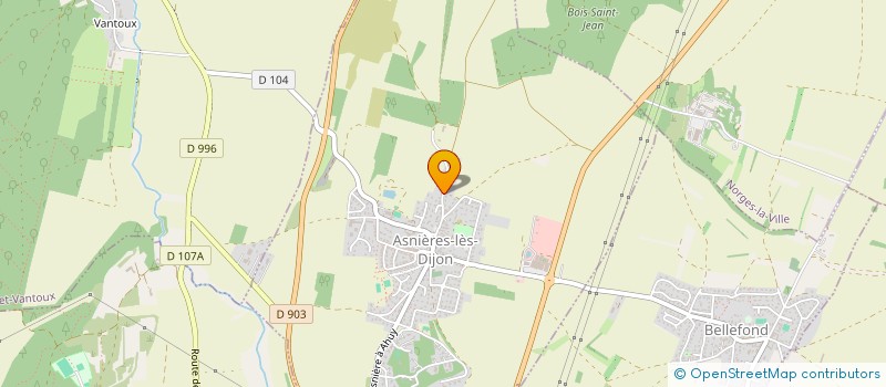 localisation de l'entreprise JOBATHEL  ASNIERES-LES-DIJON