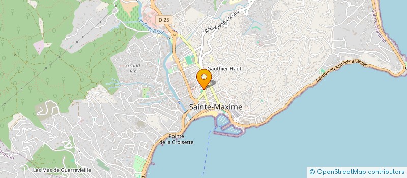 localisation de l'entreprise JOBBER VIDEO à SAINTE-MAXIME