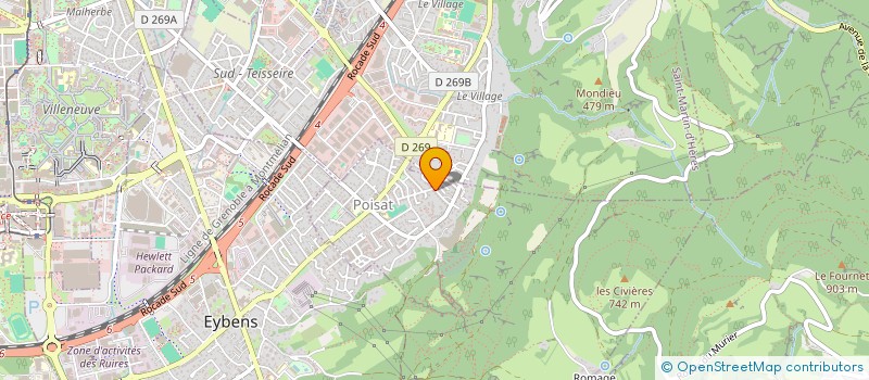 localisation de l'entreprise JOBE  POISAT